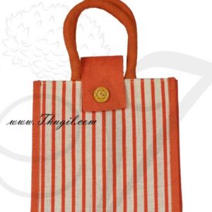 10" Beautiful Jute Bags/ Pouches for Wedding and Engagement