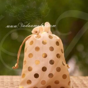 7 x 5 Festival Gifts Cloth Bags Pouchs Polka Dots Wedding India Buy Online