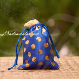 6 x 3.8 Festival Gifts Cloth Bags Pouchs Polka Dots Wedding India Buy Online
