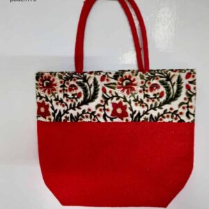 9 inches height Beautiful Jute Bags/ Pouches for Wedding and Return Gift