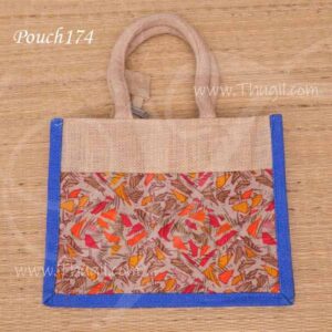 Jute Bags for Wedding Gifts Thamboolam Return Hamper Medium Size ( 10 x 7)