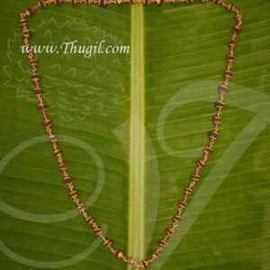 Rudraksha mala golden Cap Beads Buy Now 14"
