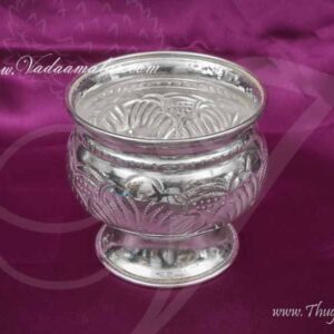 German Silver Kungumam Chandan Bowl Wedding Welcome Set Buy now