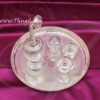 Paneer Chandan Kumkum Set - German Silver For Wedding Weclome Buy Online