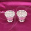 German Silver Kungumam Chandan Cup Wedding Welcome Set Buy Now 2.5"