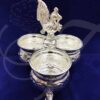 German Silver Chandan Kumkum Wedding Weclome Set Buy now 4"
