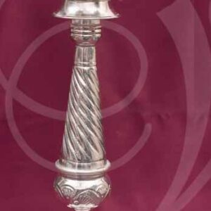 One Mayil Vilakku German Silver Peacock Lamp Diya Buy Single 16 inches