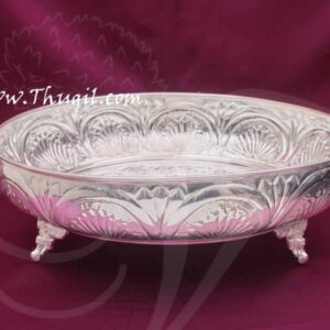 German Silver Plate Small Plate Thambolam Thali Buy Now 9 inches