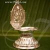 German Silver Lakshmi Vilakku Laxmi Viakku Gift Diya 3.5 inches