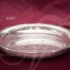 German Silver Round Plate Thambolam Thali 9.5 Inches