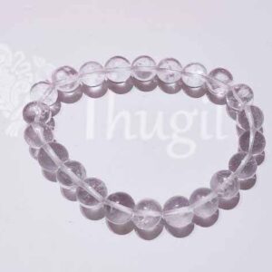 Bracelet Spadigam Transparent Deity Rudracham Beads 7 Inches