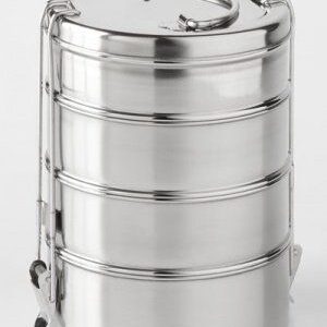 4 Tier Stainless Steel Three tier Tiffin Storage Box