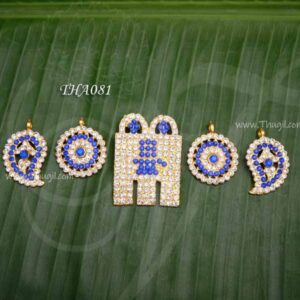 Thali Lingam Sivan Parvati Devi Thiru Mangalyam Blue Deity Mangalsutra 2 inches