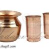 2 Copper Water Tumblers Tumbler 1 Lota Set Ayurvedic Healing Properties