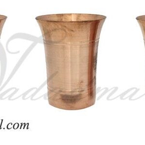 3 pieces Copper Water Tumbler Ayurvedic Healing Properties