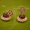Jhumkis Jhumka in Pearl and Kemp Stones Buy now