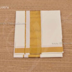 6.2 meters/ 9 x 5 yards Hindu Puja Dothi Dhoti Vesti Chadar