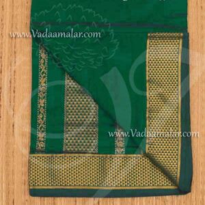 9 yards Green Colour Saree Iyer Iyengar Madisar Buy Online