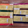 Waist Belt Assorted Colour Border Velvet Dhothi Pooja Hindu S, L Size