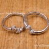Silver Thandai Ankle Cuff Indian Mens Anklets 2 nos Thick Payal Buy Now