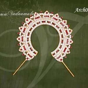 4" Arch Hindu deity Head India Swamy Alankaram Decorations Ornaments Temple Buy Online