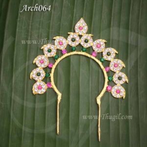 Arch Multicolor Hindu Deity Head Ornaments 5 Inches Buy Now