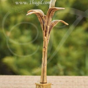 Brass Banana Tree Stand For Pooja Traditional Decoration For pooja Room Buy Now 14 Inches