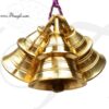Brass Bells Puja Room Temple Door Small Tinker Bell Buy Now 3"