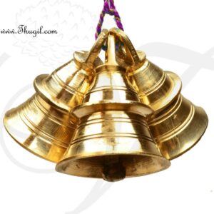 Brass Bells Puja Room Temple Door Small Tinker Bell Buy Now 3"