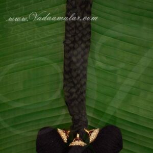 Short Braided False Hair & Kunjalam Pranda For Amman VaraLakshmi Buy Now 15"