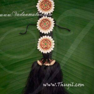 Small Size Braid Billai 15" with False Hair Jada billalu Set Buy Now