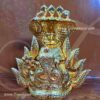 Marinamman Karumariamman Gold Crown Metal Kreedam Goddess 12