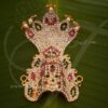 Crown Hindu Deity Mukut Kreedam Head Ornaments Buy Now 4 inch