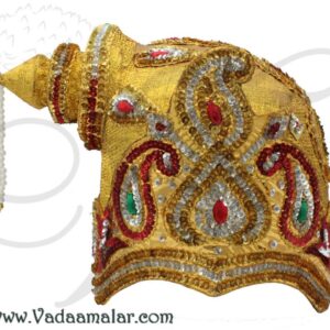 Andal Female Maharani Kreedam Kondai Headgear Accessories Indian God Goddess