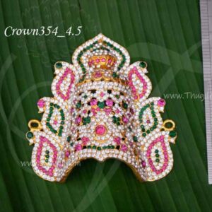 Hindu Deity Amman Sudar Kreedam Head Ornaments Buy Now 4.5 Inches