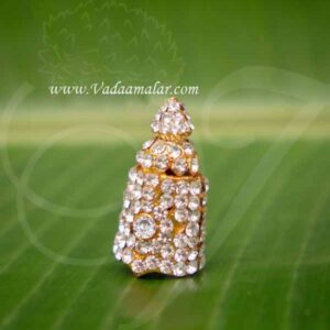 Kireedam Full Crown Small Mukut For Hindu God Goddess Buy Now 1.5x0.6 inches
