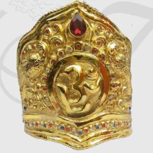 Kireedam for Saibaba Sai baba Half Crown Gold Plated Crown Mukut Buy Now 24 inches