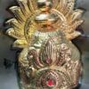 Indian Raja King Rani Queen Crown Kreedam Mukut Gold