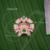 Small Sudar Kireedam for Hindu Half Crown Multi color 1.8 Inch Miniature