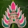 Crown Large Size Mukut For Hindu Deity Amman Sudar Kreedam 11 inches