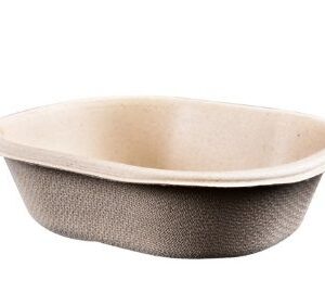 Disposable Sugarcane Paper Oval Cup-10 pcs