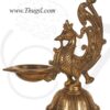 8" inch Brass Peacock Oil Lamp Vilakku