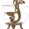 8.5" Annam Bird Diya Standing Brass Diya Diyas Puja