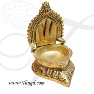 4.5" Buy Online Brass Vishnu Deepam Lamp Diya Vilakku