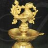 6" Annam Bird Diya Standing Brass Diya Diyas Puja