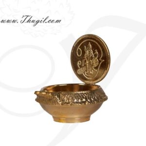 2" Kuber Diya In Brass Pooja Lamps Deepam For Decorations