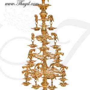 Ashtothira deepam 108 lamps 4 step brass Diya buy online