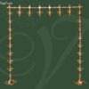 2.5 feet Vasal Malai Vilakku in Brass for Temples and Puja Room - buy now