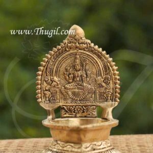 Antique Brass Kamakshi Vilakku Diyas Traditional Buy Now 7.5"