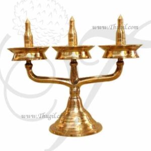 Sastha Vilakku Ayappan Iyapan Lamps for Pooja 10 inches